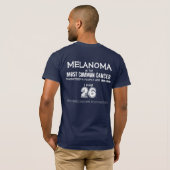 Draag zonnebrandmiddel - Melanoma-bewustzijn T-shirt (Achterkant volledig)