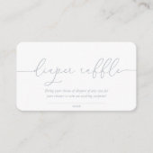 Draagbaar Baby shower met twee zijden Informatiekaartje (Voorkant)