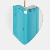 Draagbaar chemisch toilet keramisch ornament (Rechts)