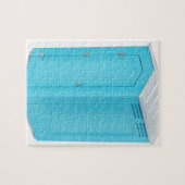 Draagbaar chemisch toilet legpuzzel (Horizontaal)