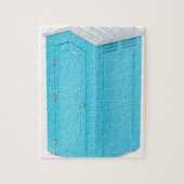 Draagbaar chemisch toilet legpuzzel (Verticaal)