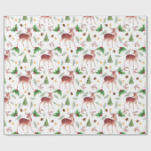 Draagbaar kerstpapier voor kerstinpakken cadeaupapier (Vlak)