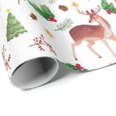 Draagbaar kerstpapier voor kerstinpakken cadeaupapier (Rol Hoek)