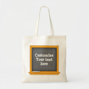 Draagbaar  krijtbord tote bag