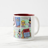 Draagbaar onderhoud? tweekleurige koffiemok (Voorkant rechts)