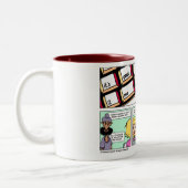 Draagbaar onderhoud? tweekleurige koffiemok (Links)