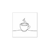 Draagbaar ontwerp voor warme koffie rubberstempel (Afrduk)