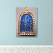 Draagbaar pictogram, waarschijnlijk middeleeuws (l canvas afdruk (Insitu (Houten vloer))