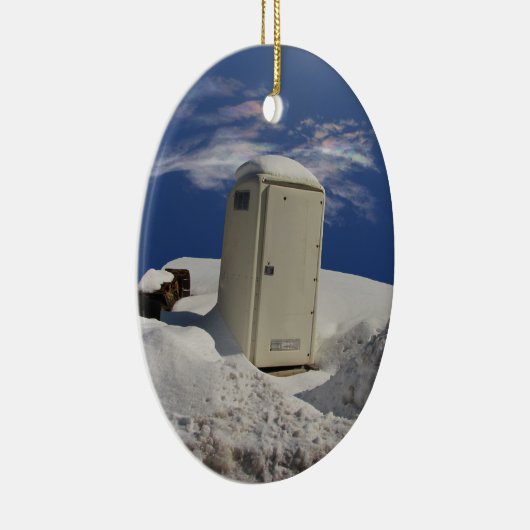 Draagbaar potje ~ sierding keramisch ornament (Rechts)