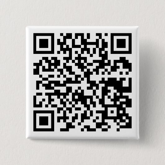 Draagbaar QR-codeontwerp Vierkante Button 5,1 Cm (Voorkant)