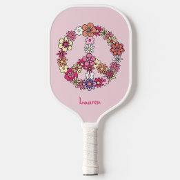 Draagbaar vredesbord pickleball paddle
