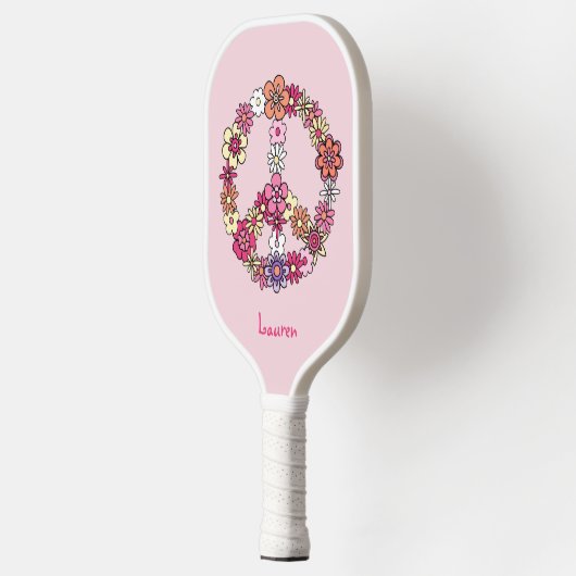 Draagbaar vredesbord pickleball paddle (Links)