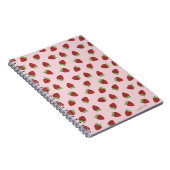 Draagbare aardbeienlaptop notitieboek (Rechterzijde)