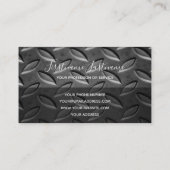 Draagbare abstracte ruitvormige borden visitekaartje (Achterkant)