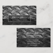 Draagbare abstracte ruitvormige borden visitekaartje (Voorkant / Achterkant)