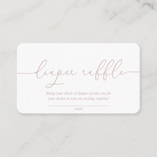 Draagbare Baby shower met dubbele steigers Informatiekaartje (Voorkant)