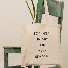 Draagbare bibliotheek Boekliefhebbers Bibliothecar Tote Bag