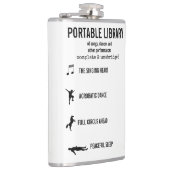 Draagbare bibliotheek van uitvoeringen grappig heupfles (Rechts)