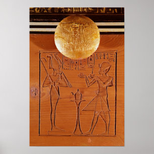 Draagbare borst, detail van Tutankhamun Poster