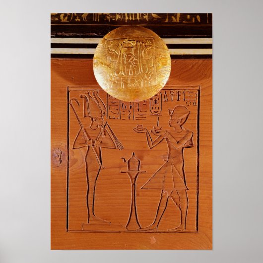 Draagbare borst, detail van Tutankhamun Poster (Voorkant)