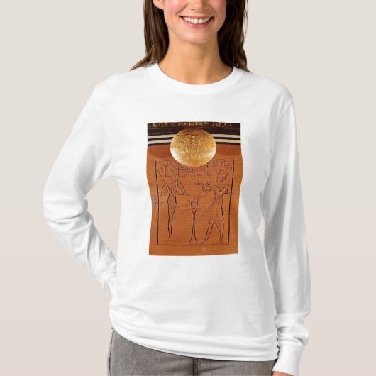 Draagbare borst, detail van Tutankhamun T-shirt (Voorkant)