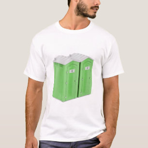 Draagbare chemische toiletten t-shirt