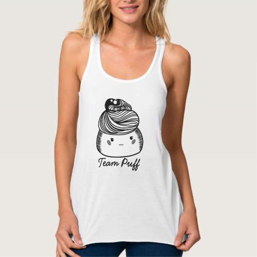Draagbare design voor dessert T shirt Cream Puff (Voorkant)