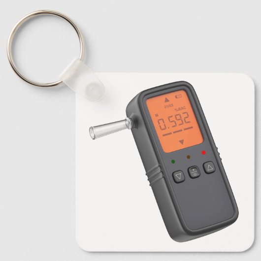 Draagbare digitale ademtester sleutelhanger (Voorkant)