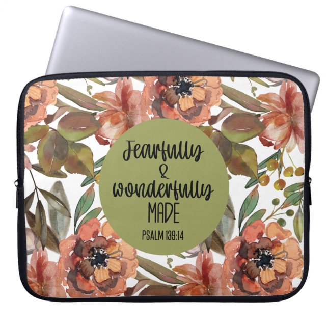 Draagbare en wonderbaarlijke laptophoes laptop sleeve (Voorkant)