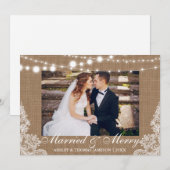 Draagbare feestdag - Rustige fotokaart Feestdagenkaart (Voorkant / Achterkant)