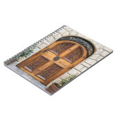 Draagbare houten laptop notitieboek (Linkerzijde)