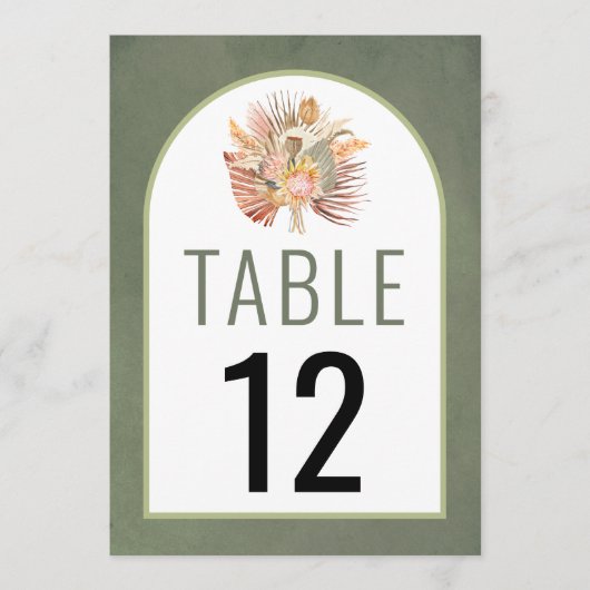 Draagbare kaart voor het huwelijkscabelnummer (Voorkant)