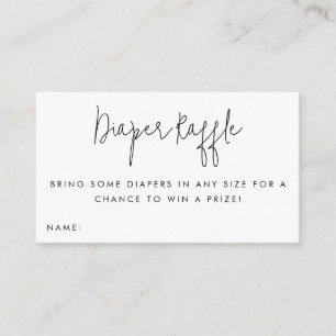 Draagbare kaartje voor Baby shower met wieltjes Informatiekaartje