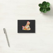 Draagbare kerstdagen met kerstlampjes post-it® notes (Kantoor)