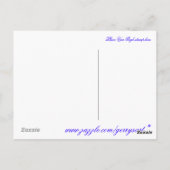 DRAAGBARE KUNST: STERRENNACHT BRIEFKAART (Achterkant)