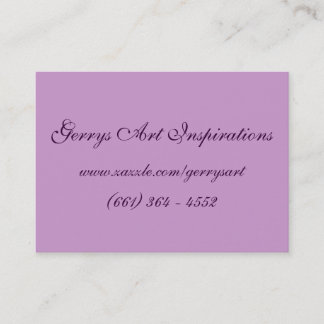 DRAAGBARE KUNSTPOPPEN VISITEKAARTJE