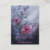 DRAAGBARE KUNSTPOPPEN VISITEKAARTJE (Achterkant)