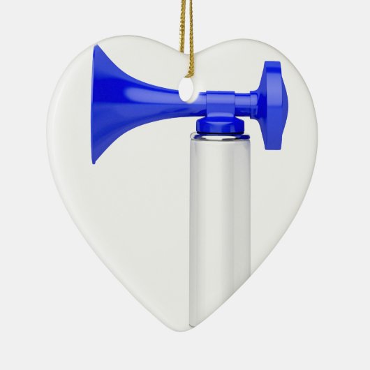 Draagbare luchthoorn keramisch ornament (Rechts)