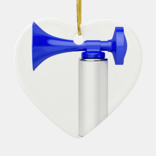 Draagbare luchthoorn keramisch ornament