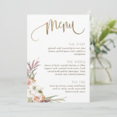 Draagbare menu-/plaatskaart met klepkleppen menu (Staand voorkant)