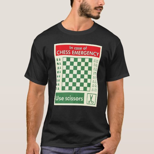 Draagbare noodreiskaart 1 t-shirt (Voorkant)
