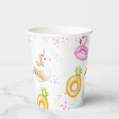 Draagbare papieren kopjes op feestdag bekers (Rechts)