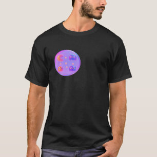 Draagbare Quirky Quad Eyes T-shirts