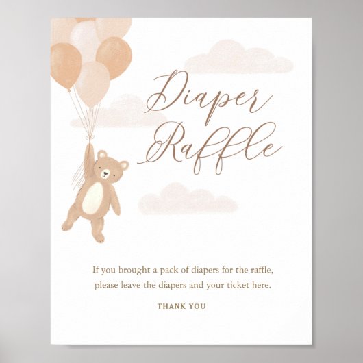 Draagbare rolstoel We kunnen Baby shower afwachten Poster (Voorkant)