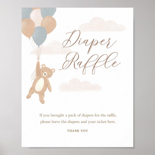 Draagbare rolstoel We kunnen Baby shower afwachten Poster (Voorkant)
