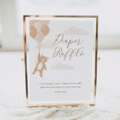 Draagbare rolstoel We kunnen Baby shower afwachten Poster