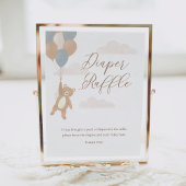 Draagbare rolstoel We kunnen Baby shower afwachten Poster