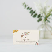 Draagbare rotzooi en Baby van honingbijen Informatiekaartje (Staand voorkant)