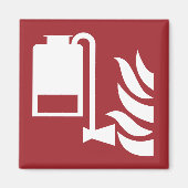 Draagbare schuimapplicator veiligheidsbord magneet (Voorkant)