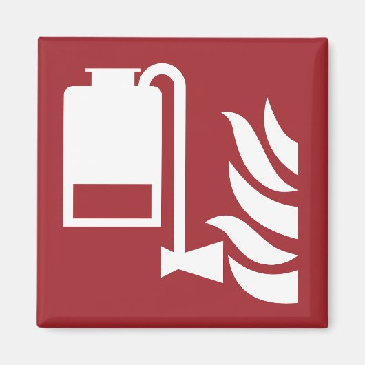 Draagbare schuimapplicator veiligheidsbord magneet (Voorkant)